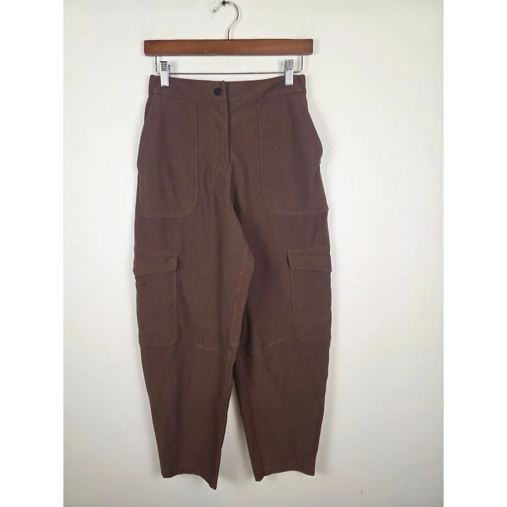Lululemon Utilitech Cargo Tapered Pants Java Brown‎ High Rise Size 26 LW5ENBS